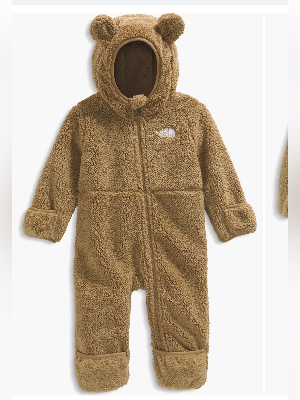 The North Face Kids Brown One-Piece Fleece Onsie